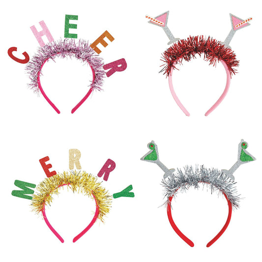 Mud Pie Holiday Felt Headbands
