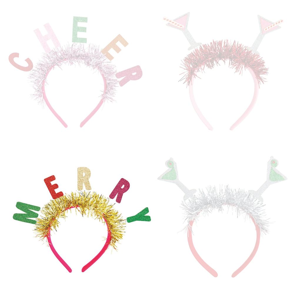 Mud Pie Holiday Felt Headbands