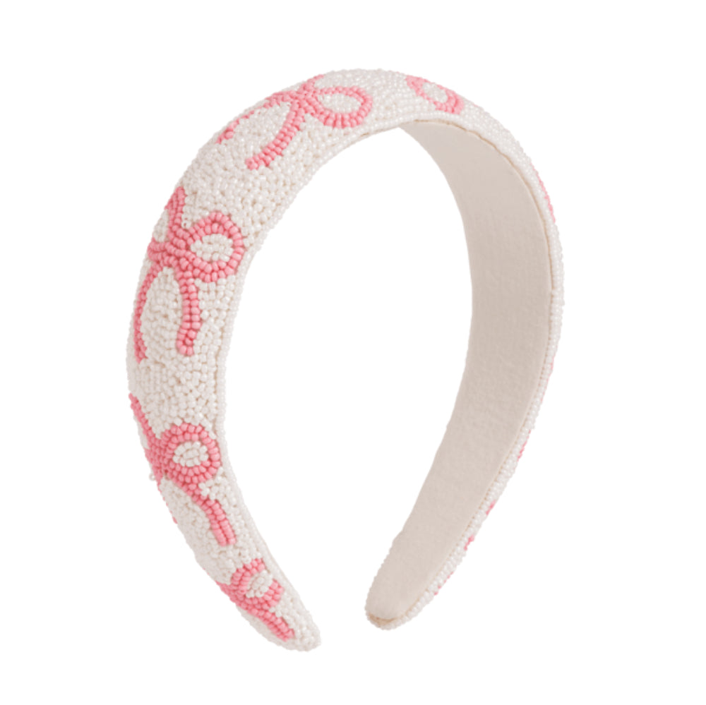 Mud Pie Bow Beaded Headbands