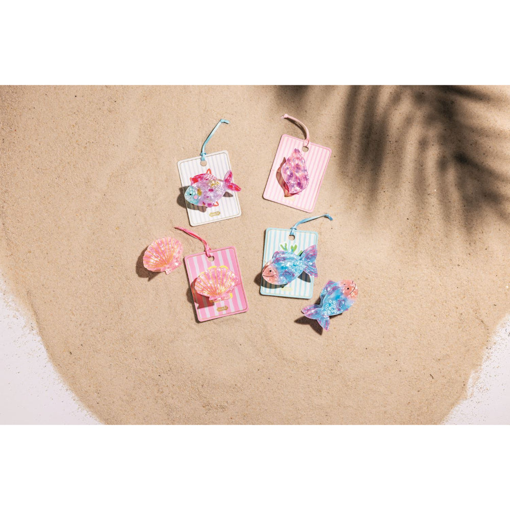 Mud Pie Coastal Luxe Claw Clips