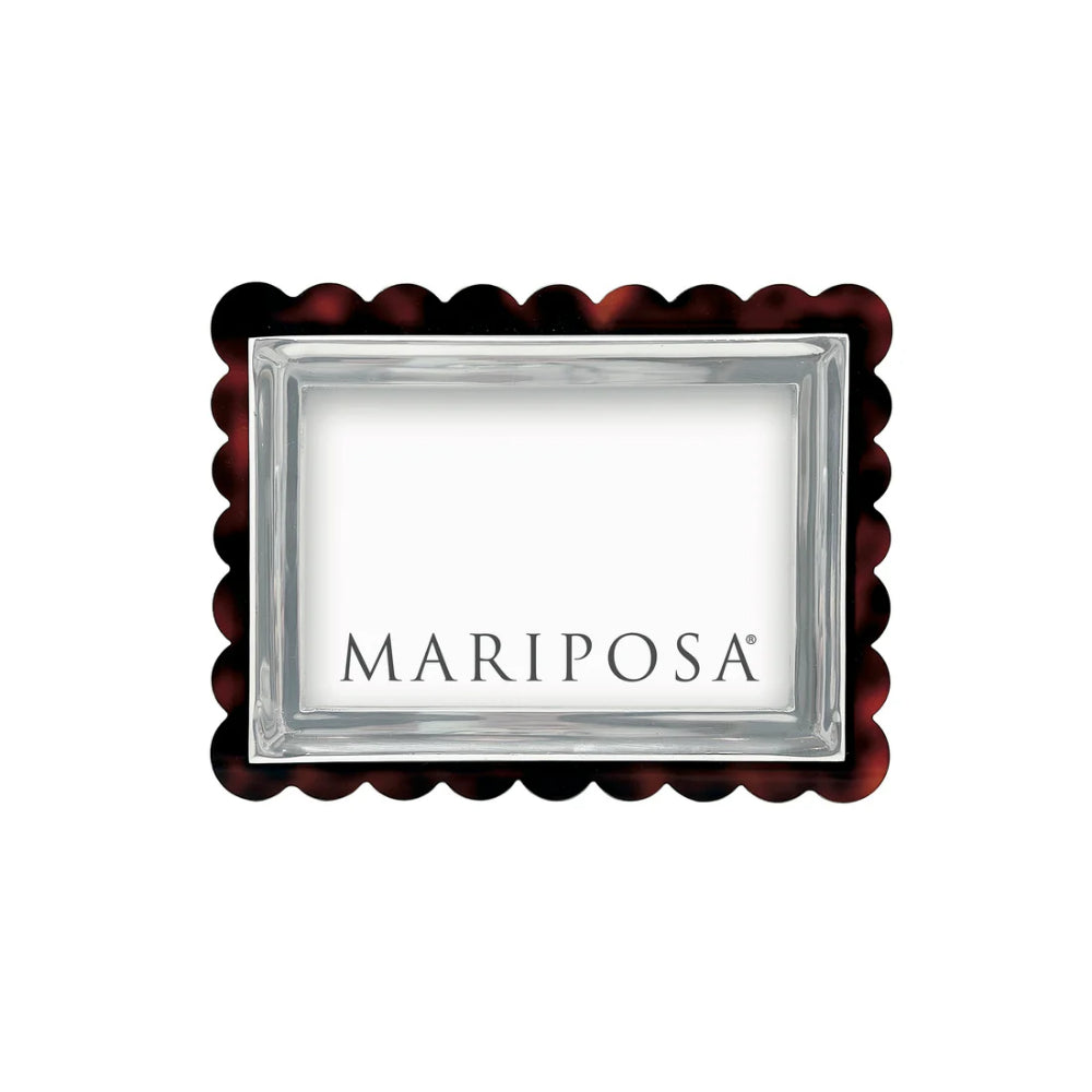 Mariposa Tortoise Scallop Signature Frame