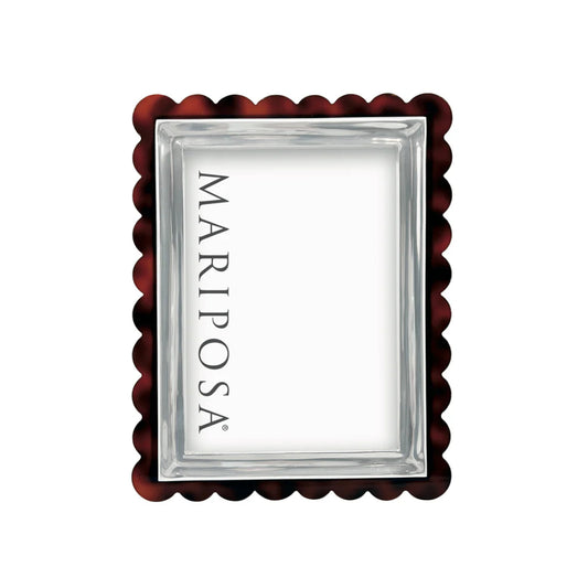 Mariposa Tortoise Scallop Signature Frame