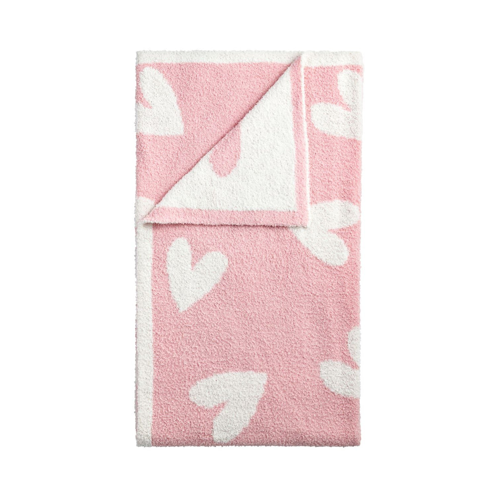 Mud Pie Valentine's Chenille Blanket