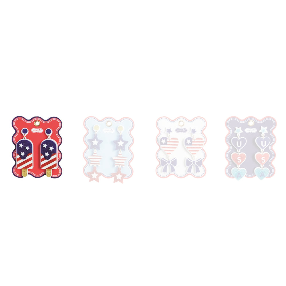 Mud Pie Americana Earrings