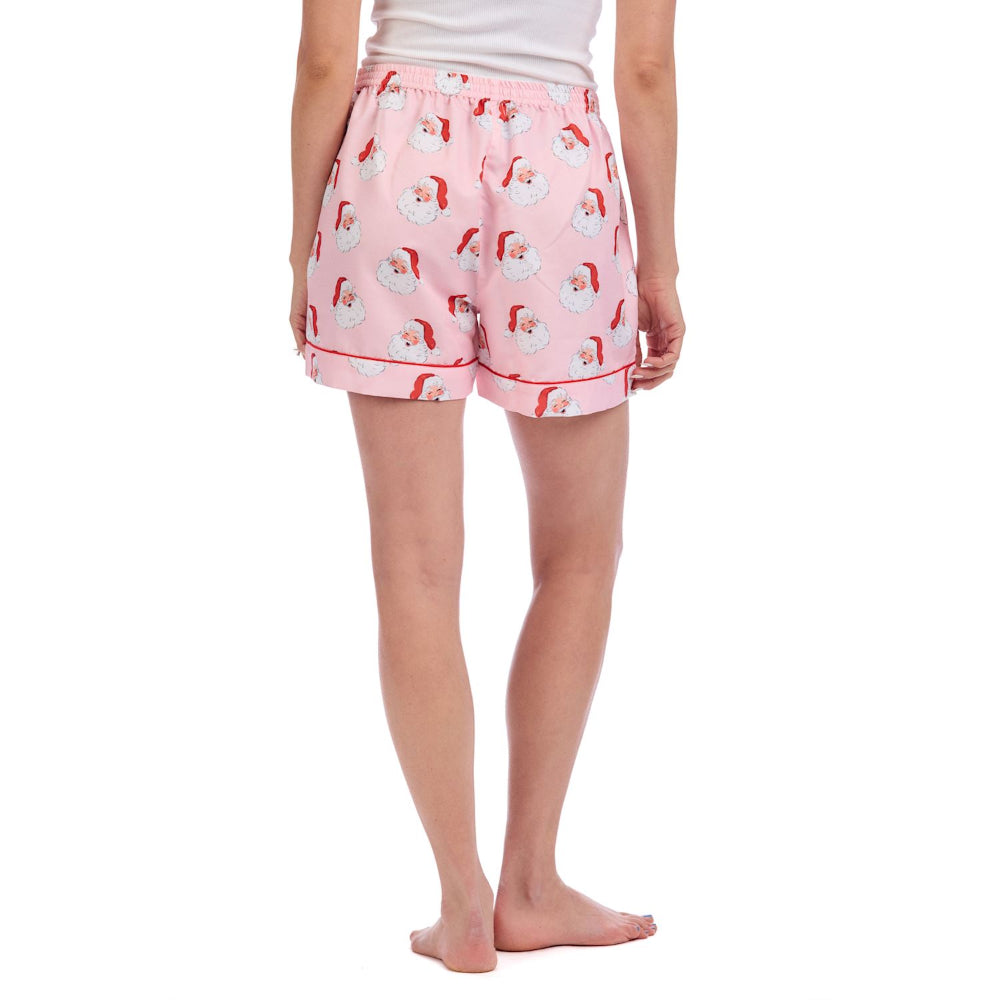 Mud Pie Santa Holiday Pajama Shorts