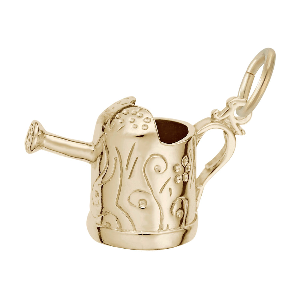 8174 Watering Can with Swirl Decor Charm