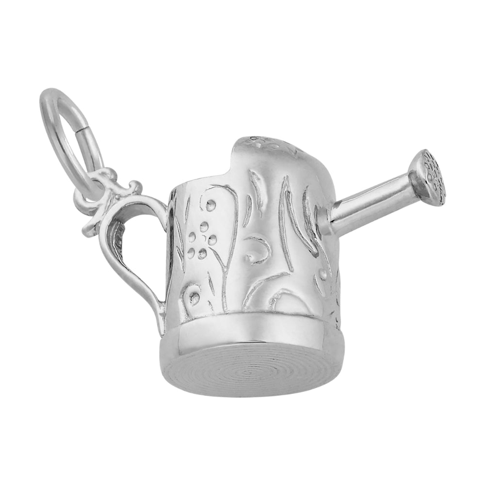 8174 Watering Can with Swirl Decor Charm