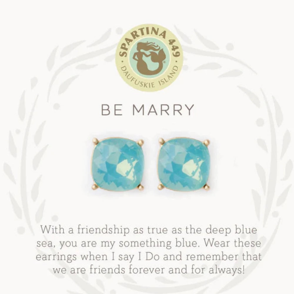 Spartina Sea La Vie Sea Glass Stud Earrings