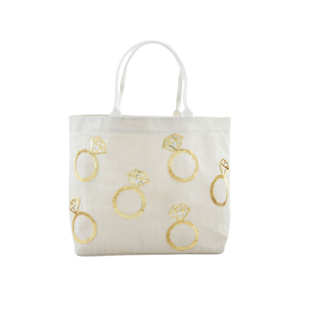 Mud Pie Bride Sparkle Tote