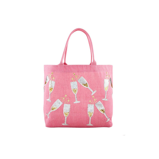 Mud Pie Cheers Sparkle Tote