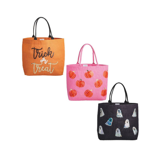 Mud Pie Halloween Sparkle Totes 2025