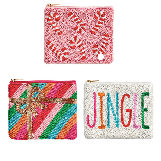 Mud Pie Holiday Beaded Cases