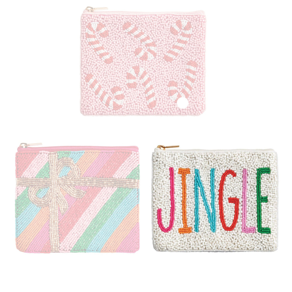 Mud Pie Holiday Beaded Cases