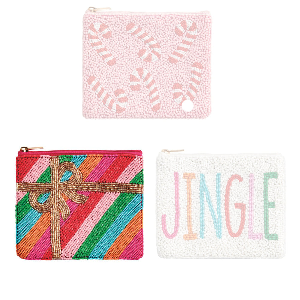 Mud Pie Holiday Beaded Cases