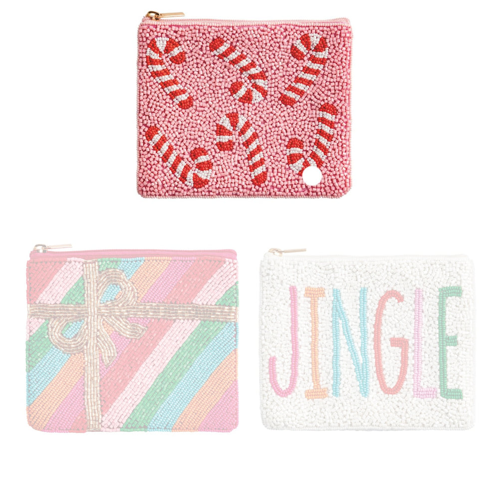 Mud Pie Holiday Beaded Cases