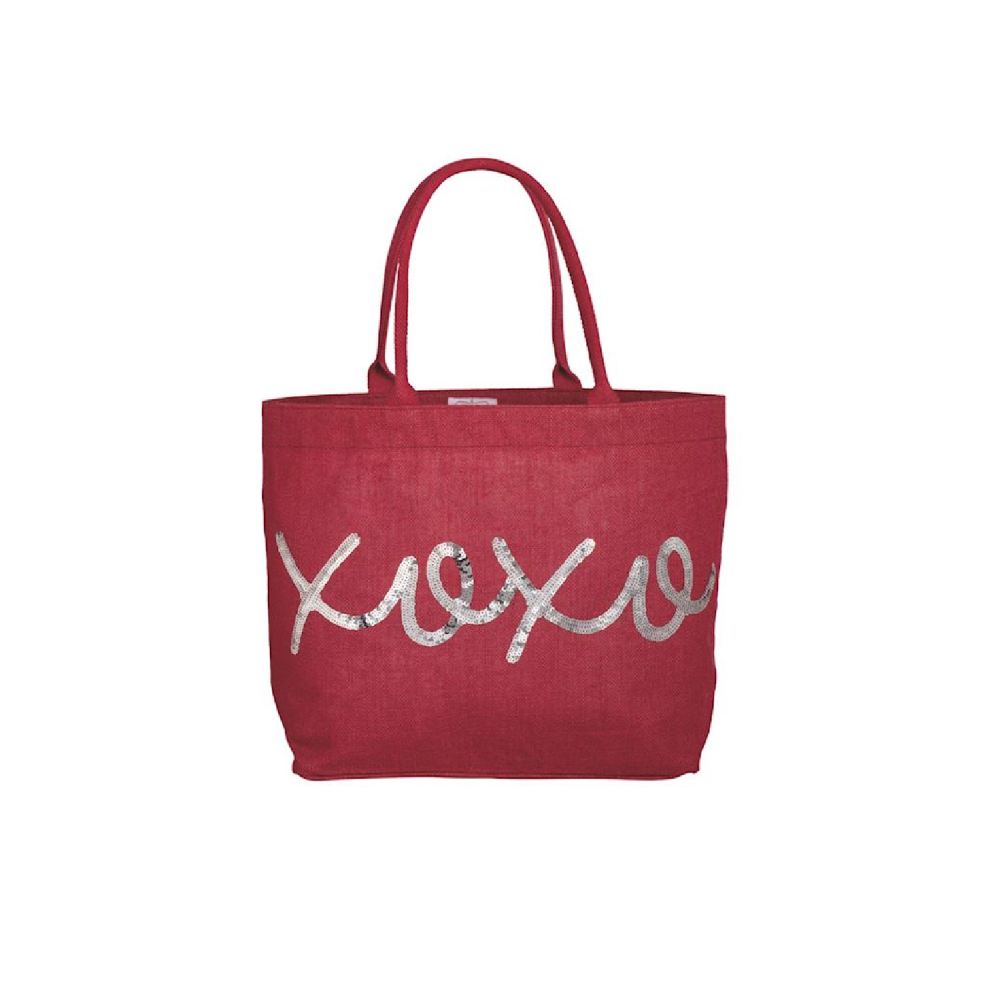 Mud Pie Valentine's Sparkle Totes