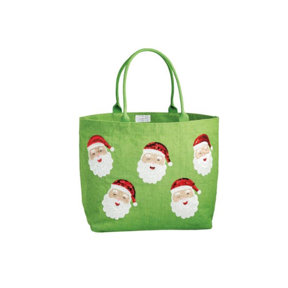 Mud Pie Holiday Classic Sparkle Totes