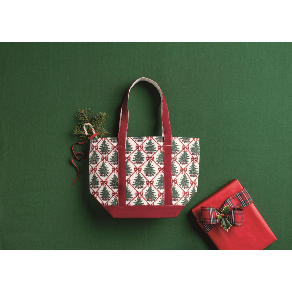 Mud Pie Holiday Canvas Tote