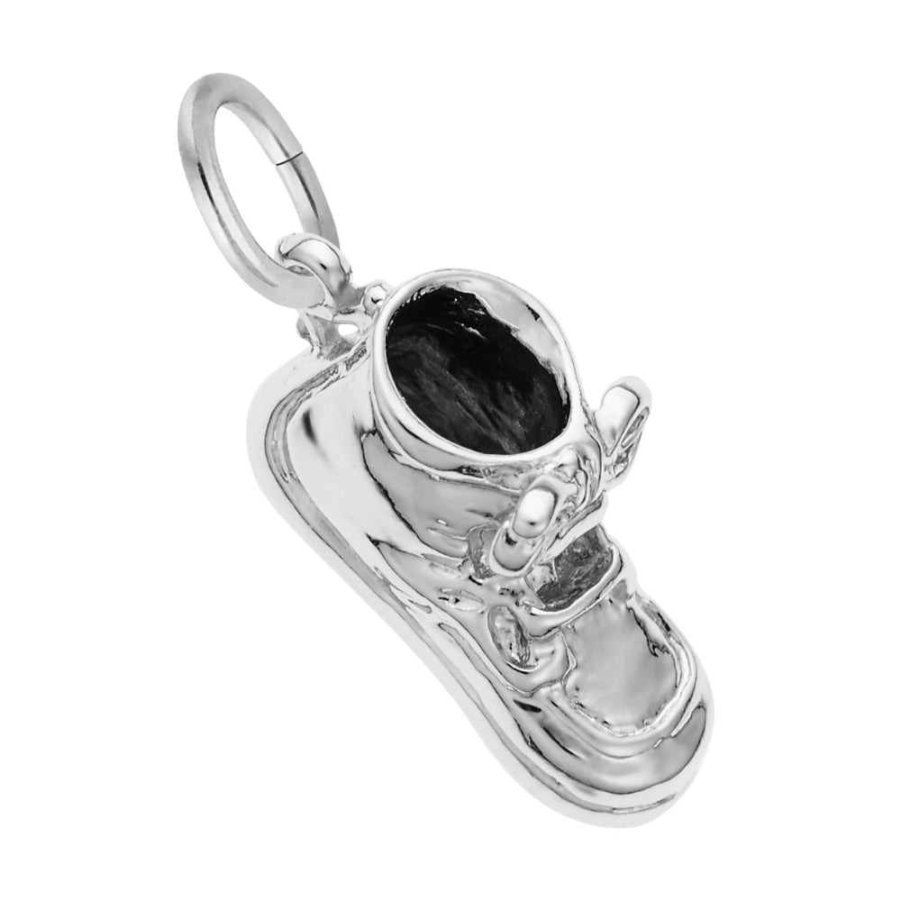 Silver Baby Shoe Charm