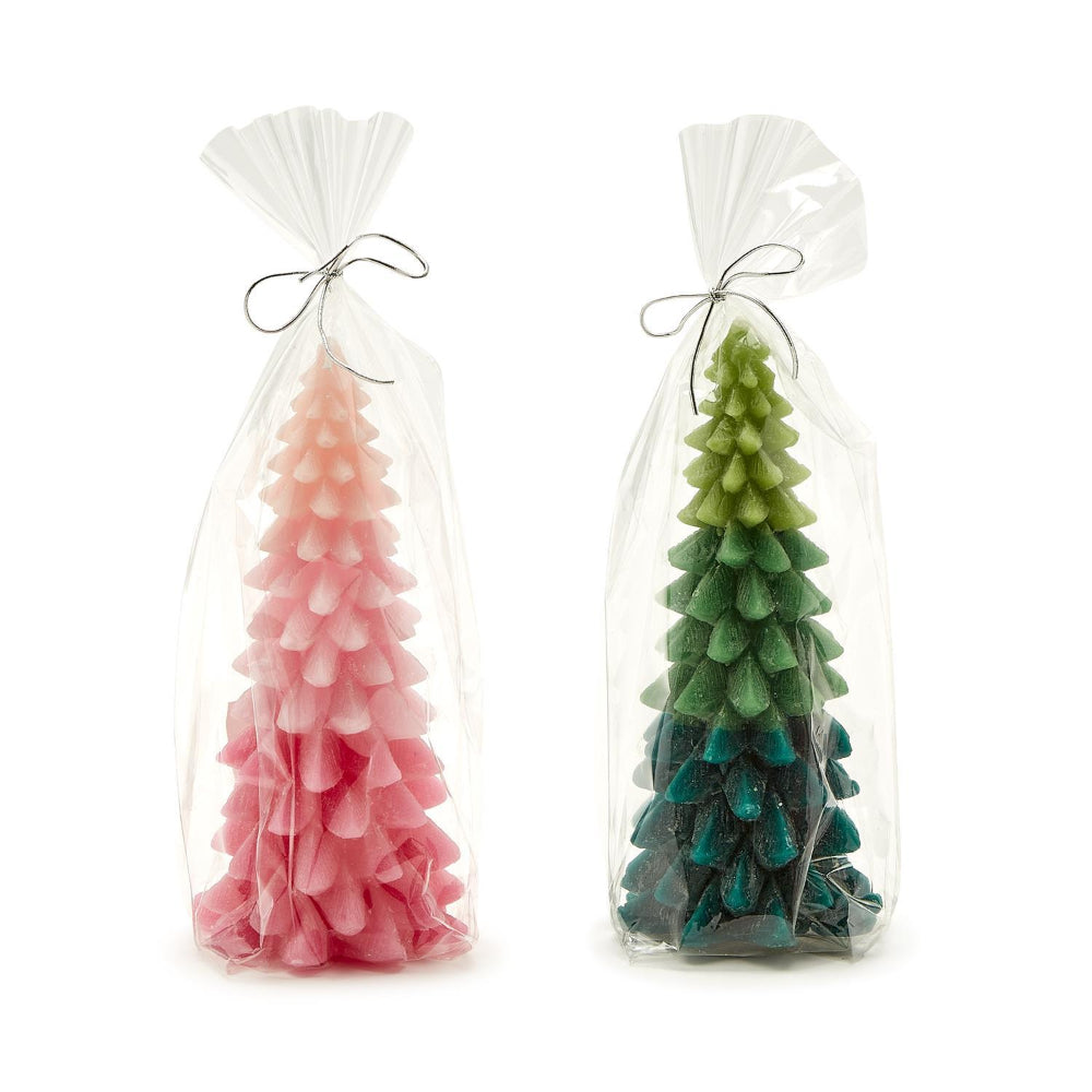 Two's Company Ombré Christmas Tree Candle