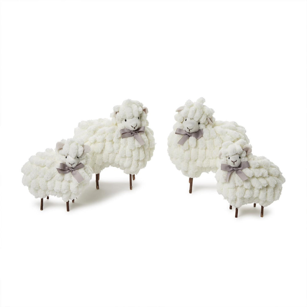 Two's Company Chenille Sheep - Set of 2