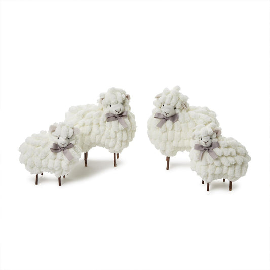 Two's Company Chenille Sheep - Set of 2