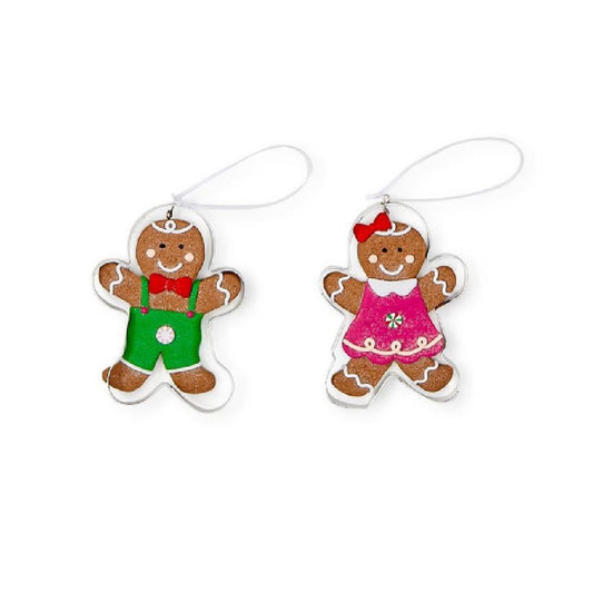 Two's Company Cookies and Cheer Hand-Crafted Gingerbread Ornament-Cookie Cutters