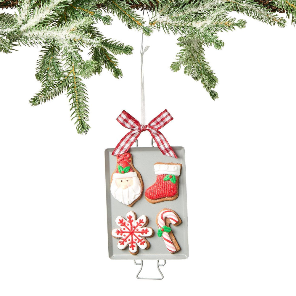 Two's Company Cookies and Cheer Hand-Crafted Gingerbread Ornament- Cookie Sheet