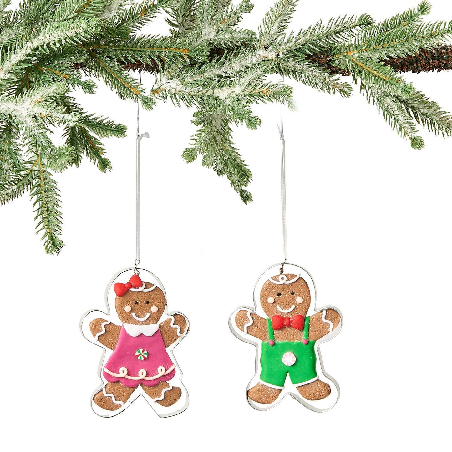 Two's Company Cookies and Cheer Hand-Crafted Gingerbread Ornament-Cookie Cutters