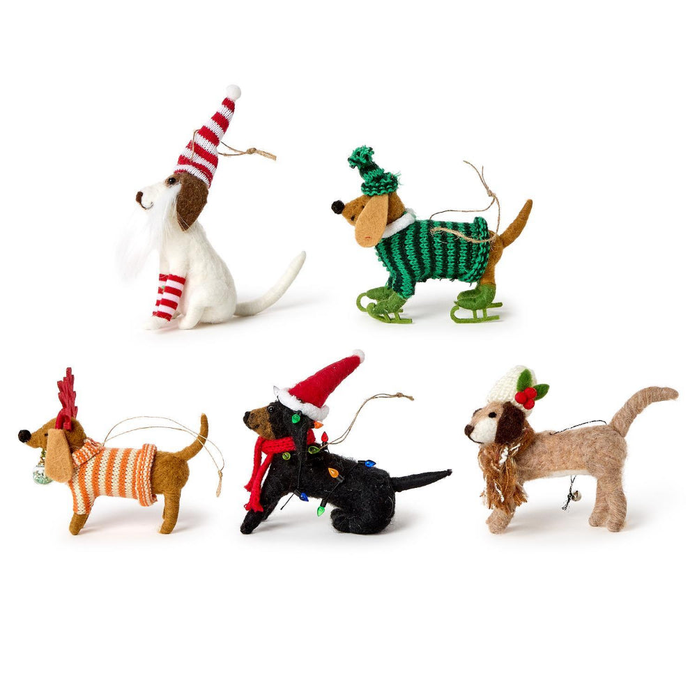 Two's Company Deck the Paws Dog Ornament - Thumbnail 4