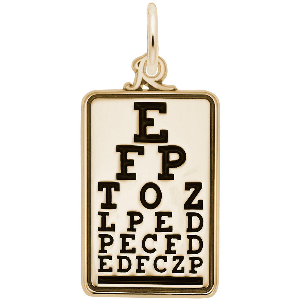 RQC 8279 Eye Chart Charm