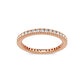 Smyth Signature Round Diamond Pave Eternity Band