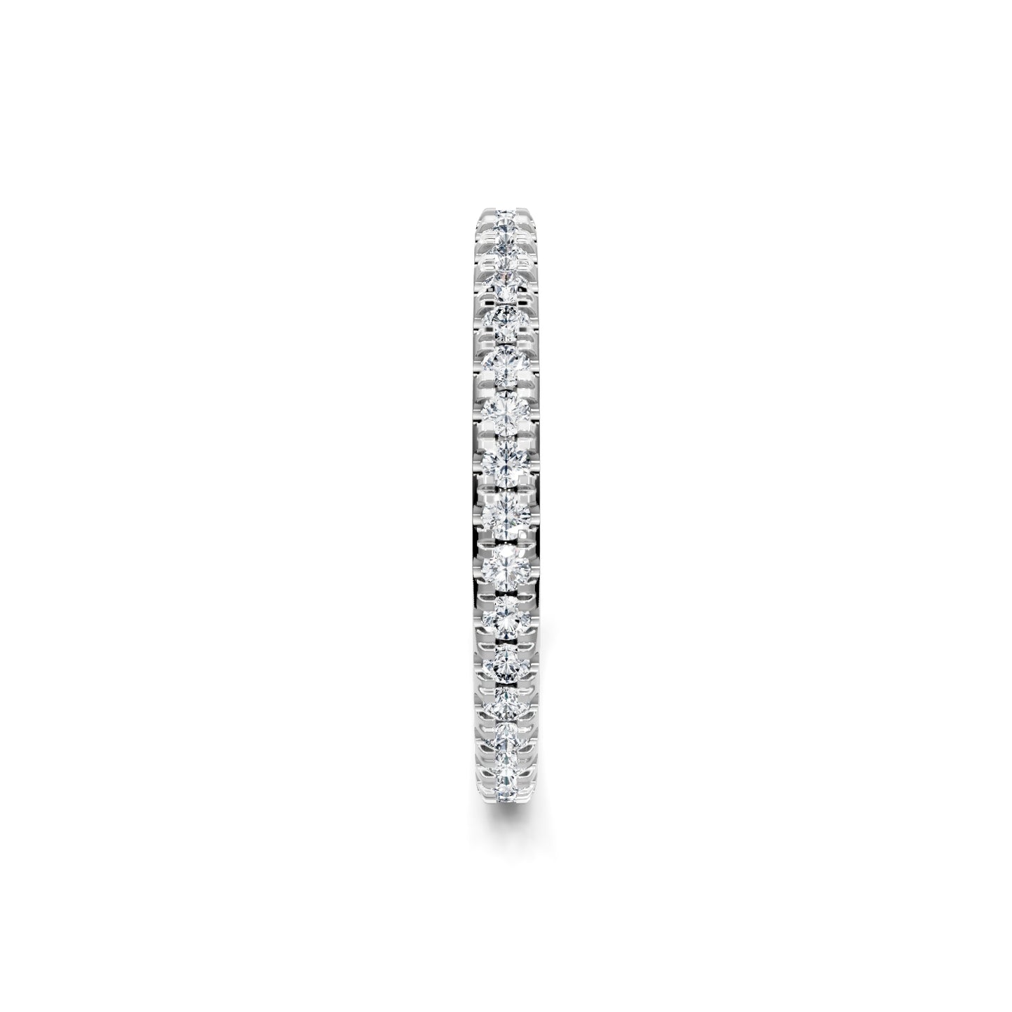 Smyth Signature Round Diamond Pave Eternity Band