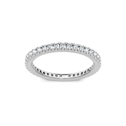 Smyth Signature Round Diamond Pave Eternity Band