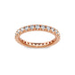 Smyth Signature Round Diamond Pave Eternity Band