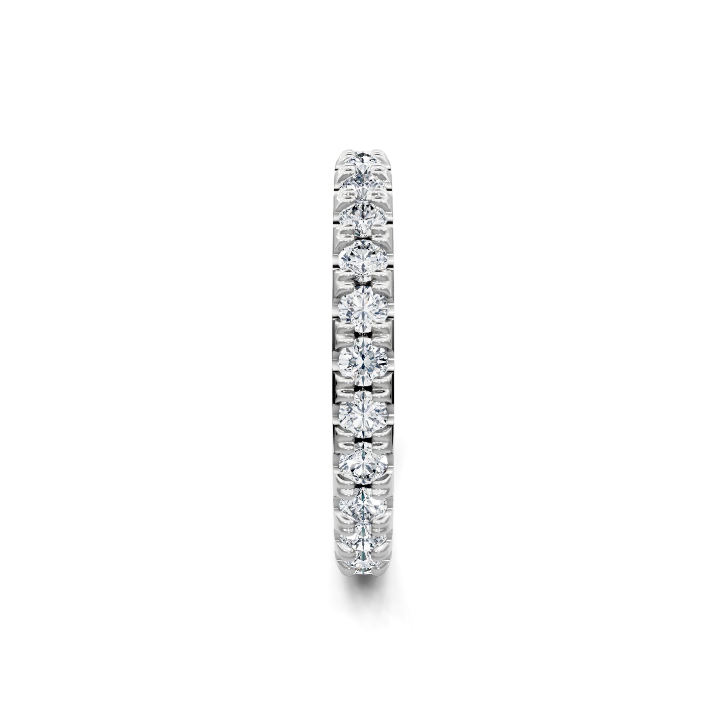 Smyth Signature Round Diamond Pave Eternity Band