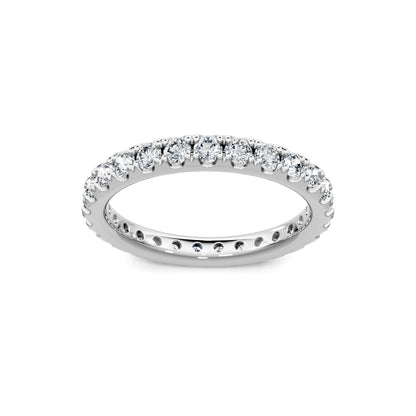 Smyth Signature Round Diamond Pave Eternity Band