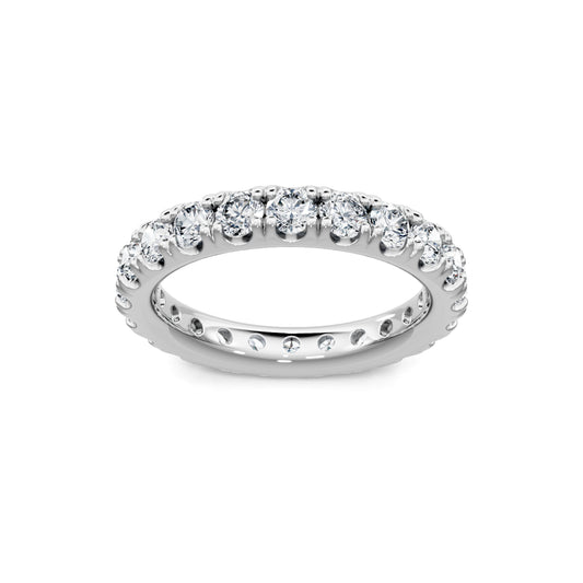 Smyth Signature Round Diamond Pave Eternity Band