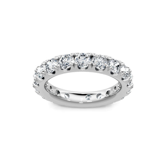 Smyth Signature Round Diamond Pave Eternity Band