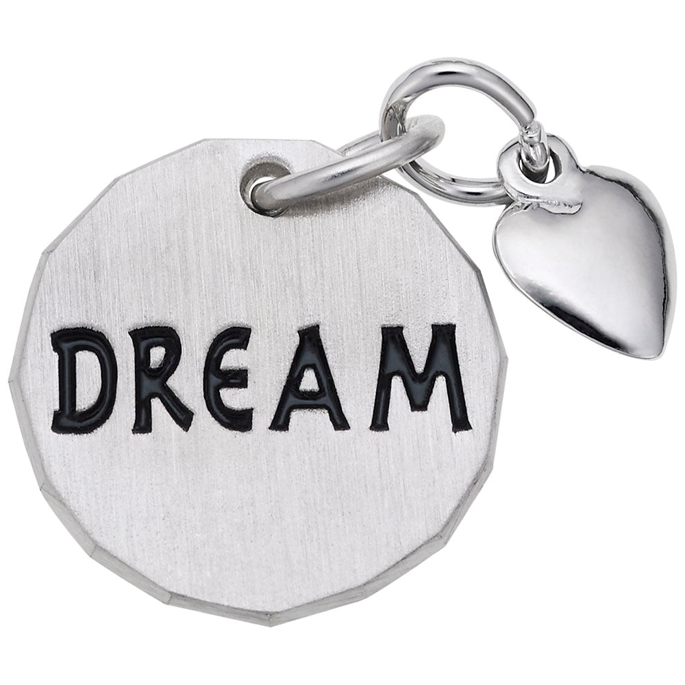 RQC 8442 Dream Tag with Heart Accent Charm