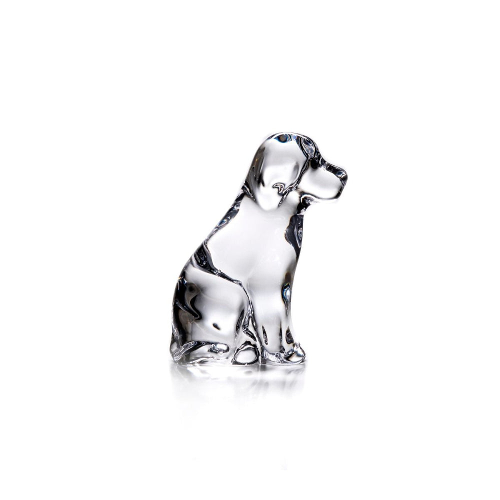 Simon Pearce Glass Dog