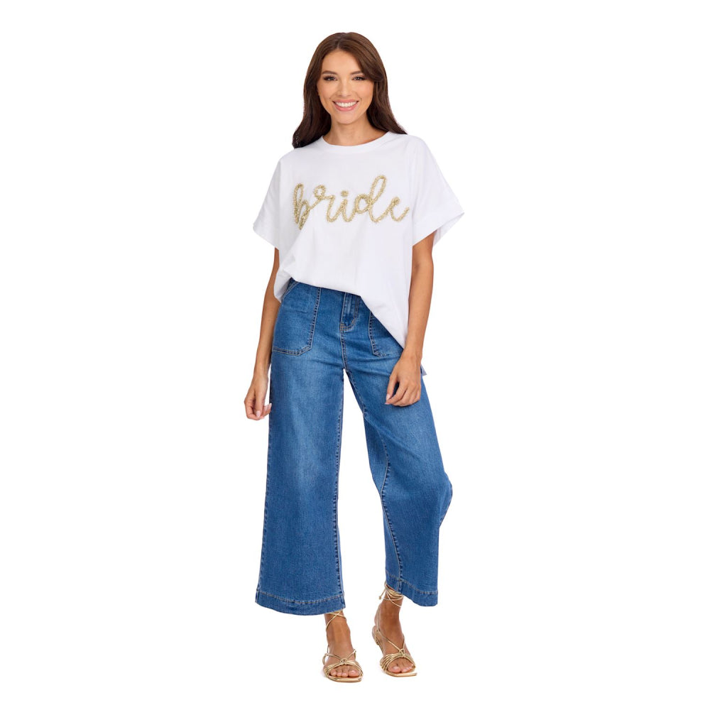 Mud Pie Bride Sparkle Top