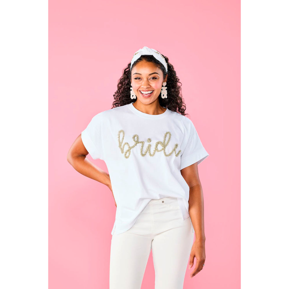 Mud Pie Bride Sparkle Top