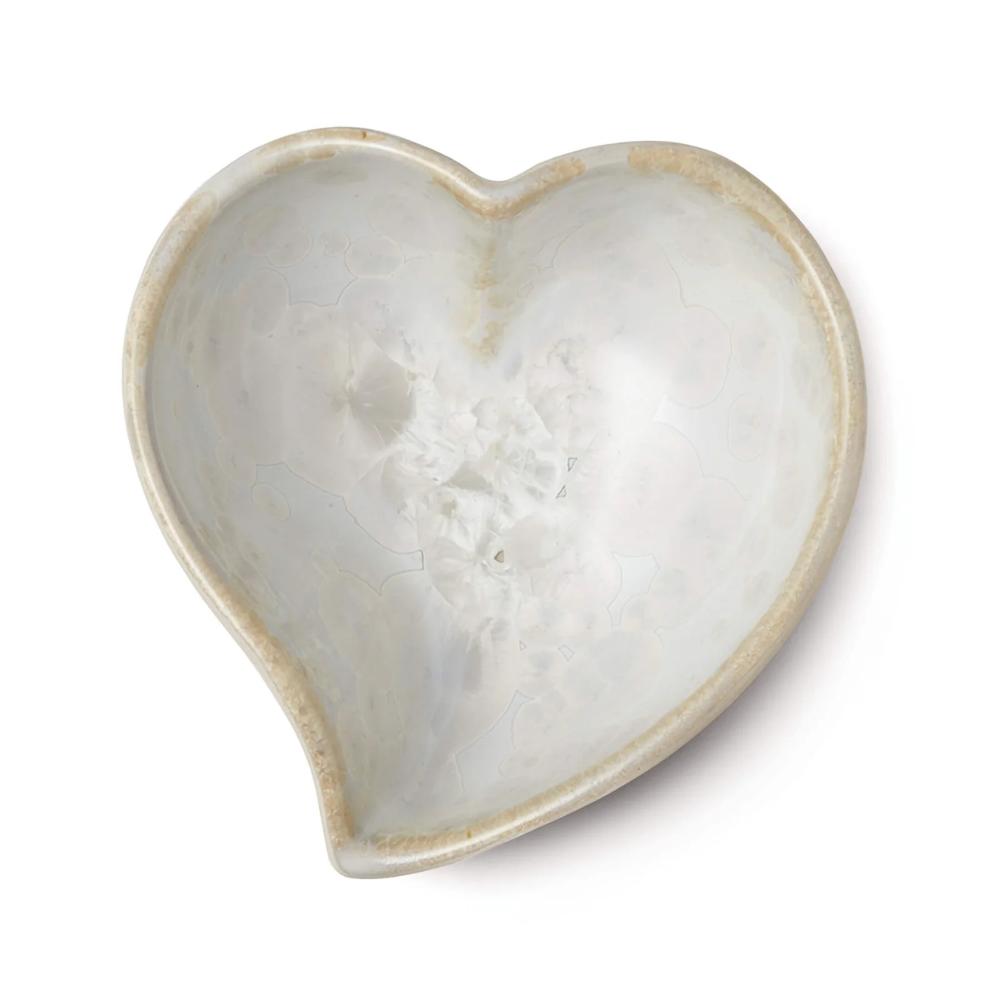 Simon Pearce Crystalline Twist Heart Bowl