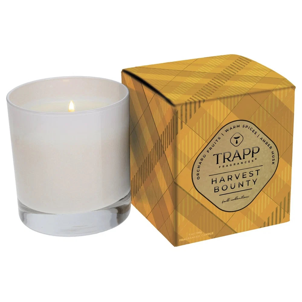 Trapp Fragrances Seasonal Candle Harvest Bounty 7 oz. Candle in Signature Box