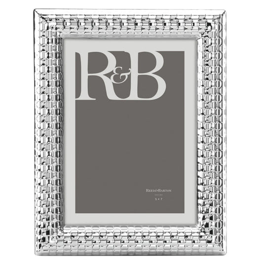 Reed and Barton Watchband Silver Picture Frame - 5x7