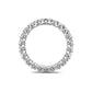 Smyth Signature Round Diamond Single Shared Prong Eternity Band