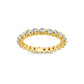 Smyth Signature Round Diamond Single Shared Prong Eternity Band