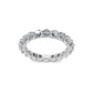 Smyth Signature Round Diamond Single Shared Prong Eternity Band
