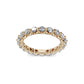 Smyth Signature Round Diamond Single Shared Prong Eternity Band